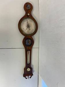 lot 71 image: E. P. Gally Antique Wood Barometer
