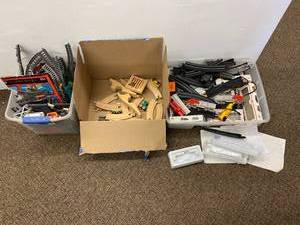 lot 78A image: Model Train & Wooden Track Lot