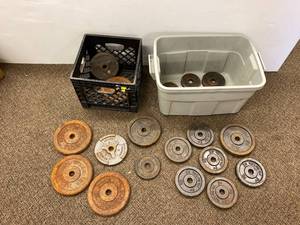 lot 80A image: Vintage WeiderBeco Weight Plates