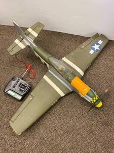 lot 83A image: Vintage RC P-51 Mustang Plane