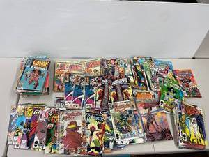 lot 98 image: Over 20lbs Marvel & DC Comics Vintage Collection Lot