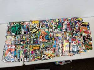lot 100 image: Over 20lbs Marvel & DC Comics Vintage Collection Lot