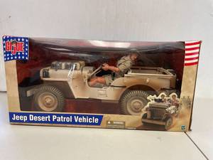 lot 104 image: G.I. Joe Jeep Desert Patrol Vehicle