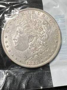 1881 US MORGAN SILVER DOLLAR XF