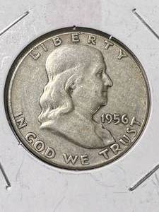 1956 US FRANKLIN HALF DOLLAR
