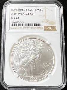 2006 AMERICAN SILVER EAGLE NGC MS70