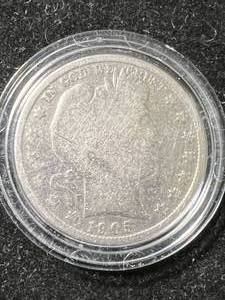 1905-S US BARBER HALF DOLLAR
