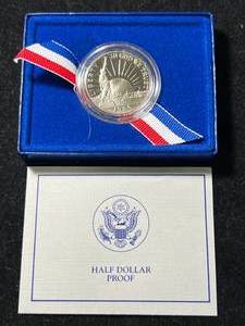 1986 PROOF LIBERTY COMMEM HALF DOLLAR
