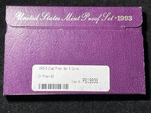 1993 US PROOF SET