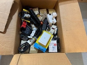 lot 30 image: Electrical Components - Surge Protectors, Wall Plugs, Adapters, plus More