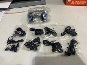 lot 61 image: New Williams Sound Ear Buds (Quantity 8) and New Headphones (Quantity 1)
