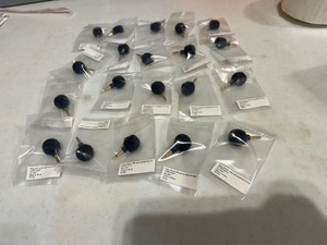lot 64 image: Plug Mount Microphones (20 New in package)