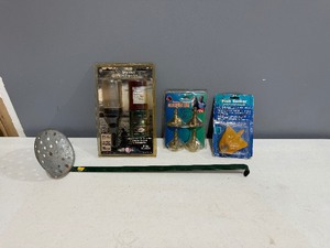 lot 94 image: Fishing Lures, Underwater Fishing Light and Ice Scoop