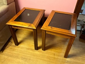 lot 14 image: Pair of Side Tables