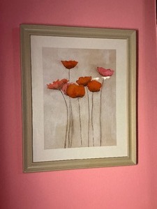 lot 19 image: Flower Wall Art