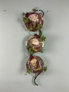 lot 102 image: Laugh Often, Love Much, Live Well Plate Wall Dcor