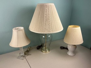 lot 111 image: Three Lamps