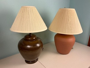 lot 114 image: Two Lamps