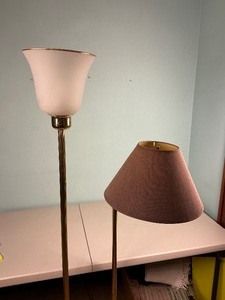 lot 116 image: Two Floor Lamps