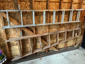 lot 177 image: Two Large Ladders
