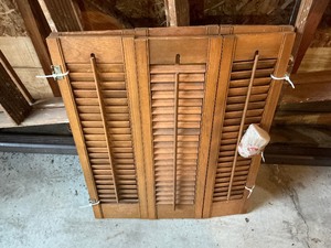 lot 180 image: Wood Shutters
