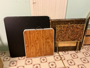 lot 196 image: Folding Card Table Lot