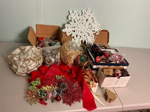 lot 217 image: Misc. Christmas Crafting Lot
