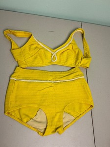 lot 239 image: Vintage Yellow Swimming Bathing Suit 