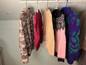 lot 249 image: Five Vintage Sweaters