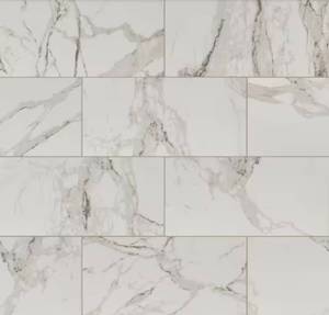lot 418 image: MSI Crystal Bianco Porcelain Floor Tile 12x24  - 48- sf