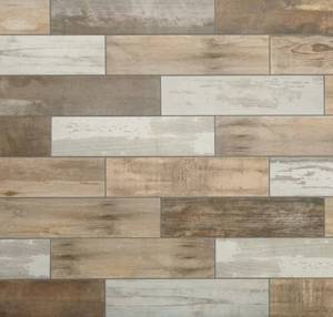 lot 349 image: Marazzi Montagna Wood Vintage Chic Porcelain Tile 6x24 305- SF