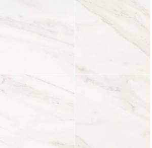 lot 336 image: MSI Kolasus White 24x24 Porcelain Tile 448- sf