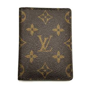 Louis Vuitton Monogram Porte Carte Pass Vertical Card Case $500 Retail