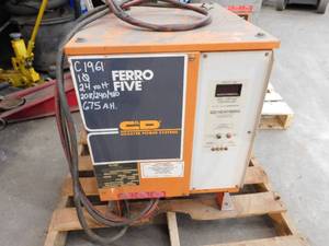 lot 24 image: C & D 24 Volt Battery Charger