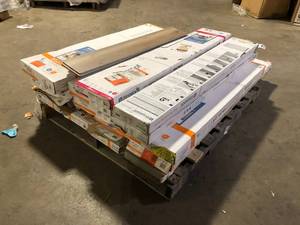 Pallet of Assorted Mixed Flooring Various Models and Conditions    Customer Returns See Pictures