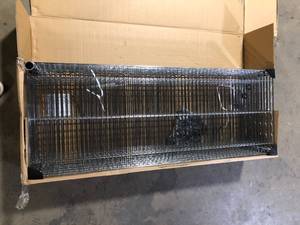 HDX 6-Tier Commercial Grade Heavy Duty Steel Wire Shelving Unit in Chrome (48 in. W x 72 in. H x 18 in. D) Customer Returns See Pictures