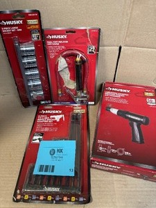 Lot of assorted Husky Tools various models and conditions customer returns see pictures