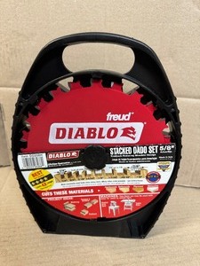 DIABLO 8in. x 12-Teeth Carbide Stacked Dado Saw Blade Set