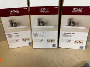 Lot of 3 Home Decorators 24 in Decorative Shelf