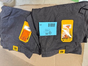 Lot of 2 Carhartt Mens 40 Shadow CottonSpandex Rugged Flex Rigby Work Short