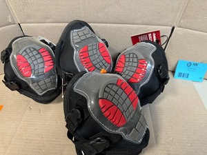 Lot of 4 Husky Gel Soft Cap Work Knee Pads (1-pair)