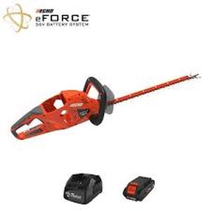 ECHO eFORCE 22 in. 56V Cordless Battery Hedge Trimmer with 2.5Ah Battery and Charger