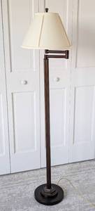 lot 83 image: Dark Bronze Floor Lamp