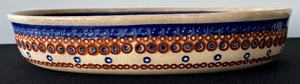 lot 60 image: Polish Pottery Dish by Boleslawiec