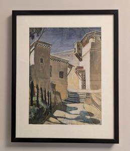 lot 105 image: Framed Algeria Print by Kuzma Petrov-Vodkin