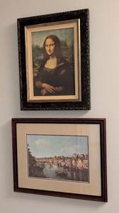 lot 112 image: Pair of Framed Vintage Style Prints
