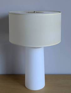 lot 14 image: Two Way Frosted Glass Table Lamp