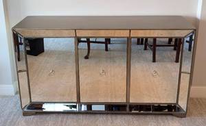 lot 6 image: Powell Monterey Mirrored Console