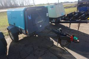 lot 17 image: 2012 Airman Model PDS185S Tow Behind Air Compressor