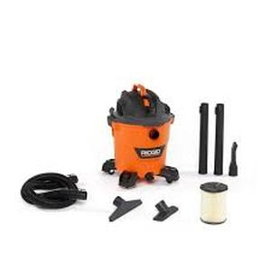 Lot of RIDGID 12 Gallon 5.0 Peak HP NXT Shop Vac Wet Dry Vacuum with General Debris Filter, Locking Hose and Accessory Attachments Customer Returns See Pictures